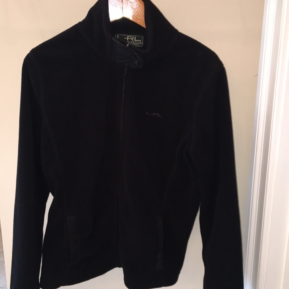 Very nice fleece zip jacket. EUC